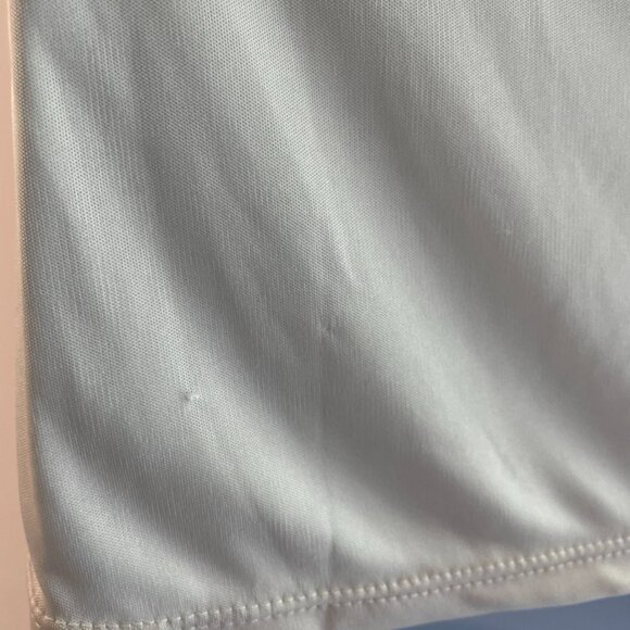 Women's Ivory/Off White/Cream Tie neck Draped fabric Halter Top - Picture 3 of 13